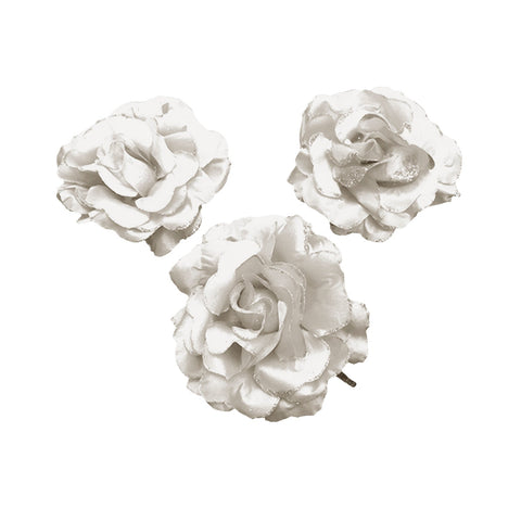 Pinche Rosa 10 Cm Blanco X12Uni
