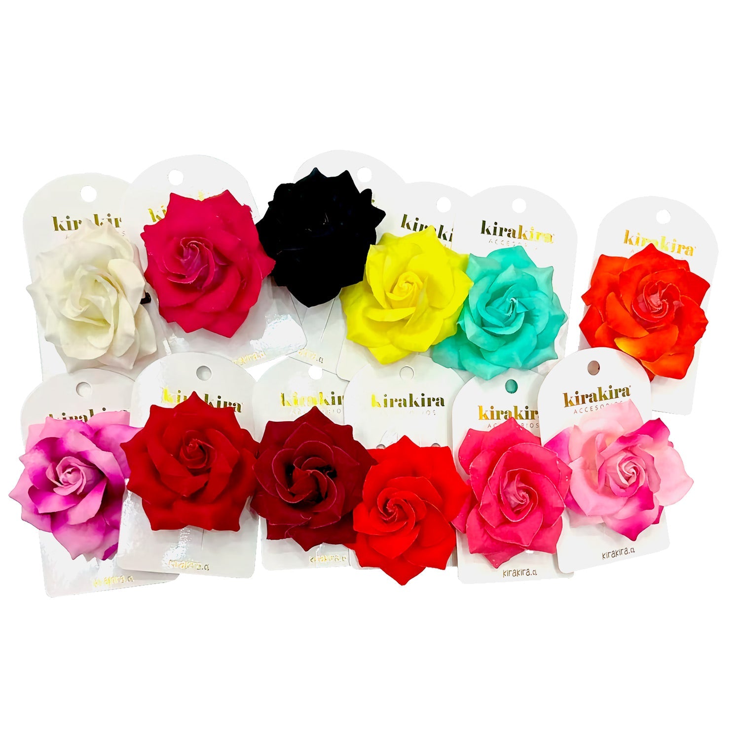 Pinche Rosa Gamuza 7.5Cm Colores X1Uni