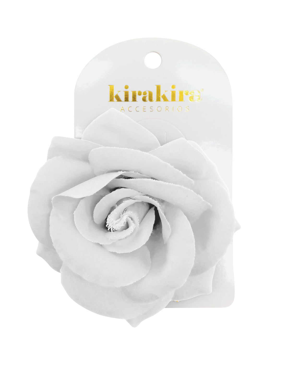Pinche Rosa Gamuza 10.5Cm Blanco X1Uni