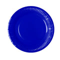 Plato 7 Azul Rey Carton  X10