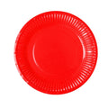 Plato 7 Rojo Carton  X10