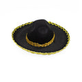 Sombrero Mexicano Negro Chico X1 Uni