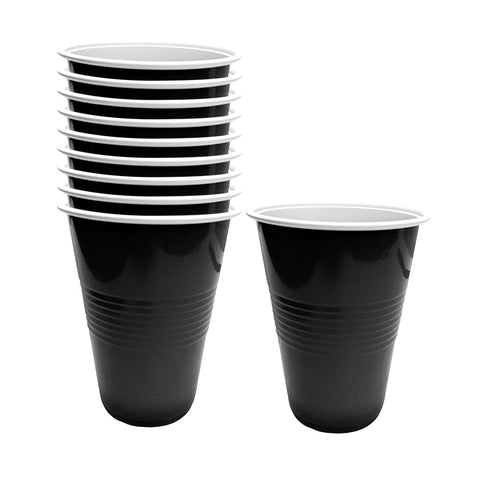 Vaso Negro 450Ml X10Uni