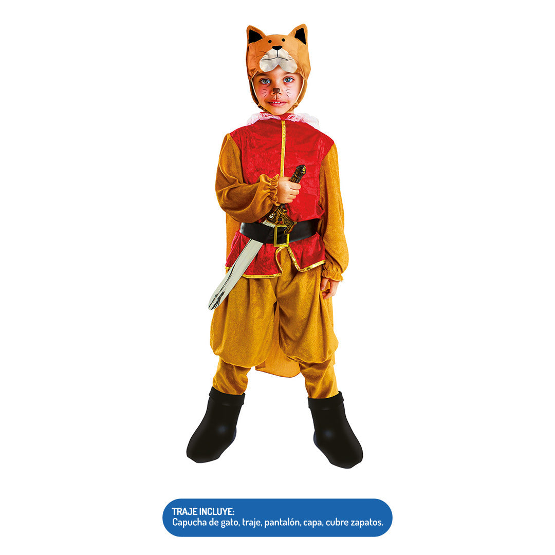 Traje Gato Con Botas