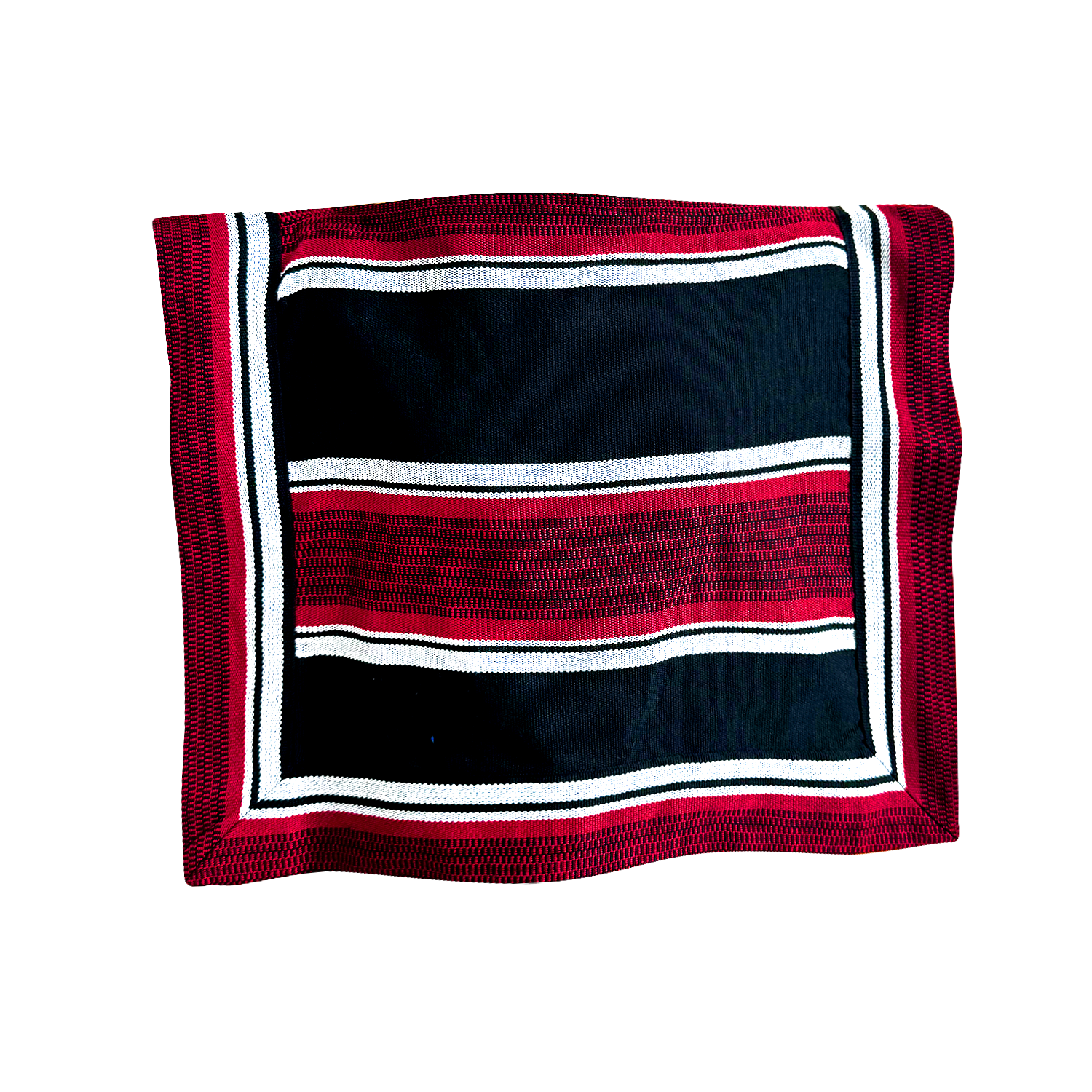 Manta 35X54Cm Negro/Rojo X1Uni