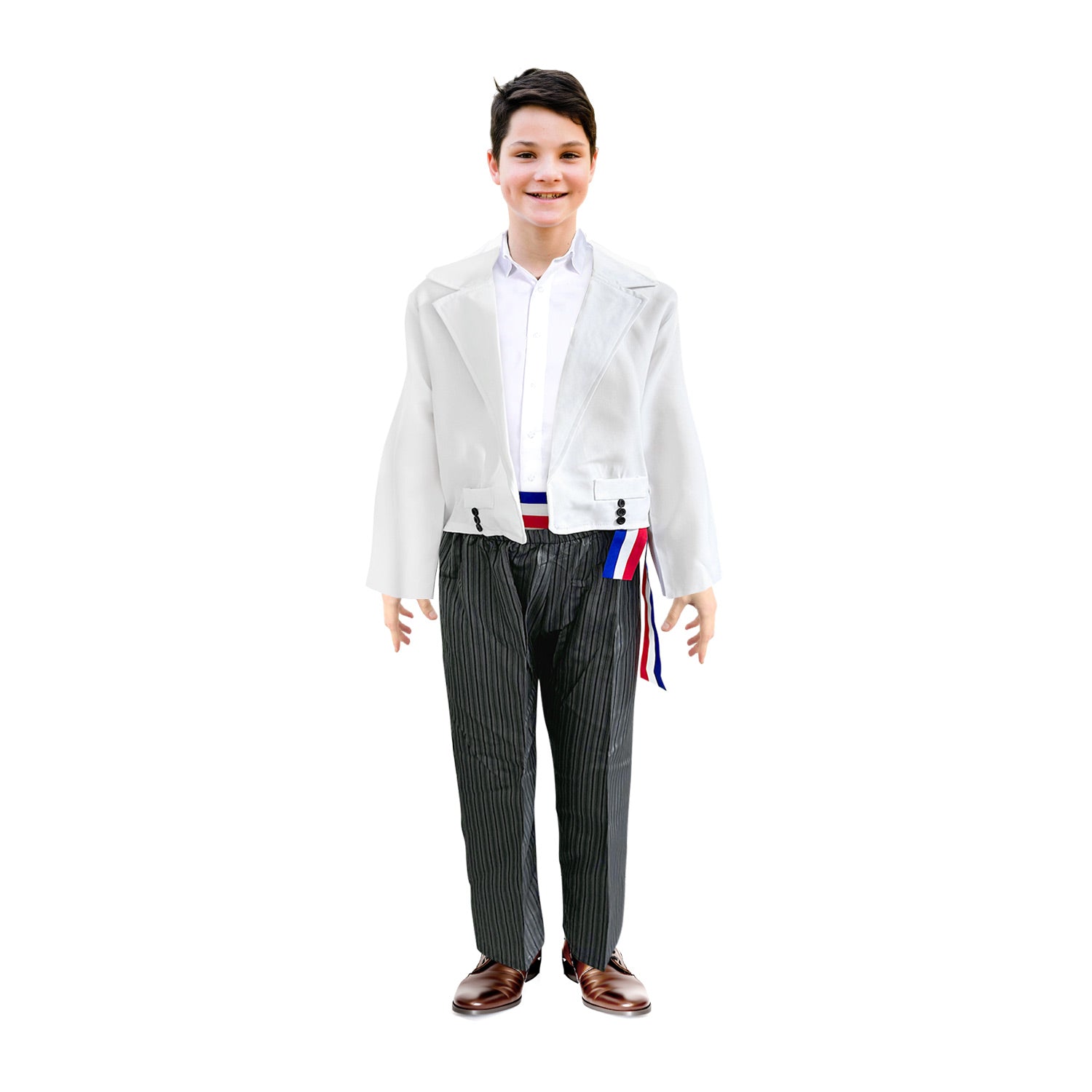 Traje Huaso Elegante Blanco