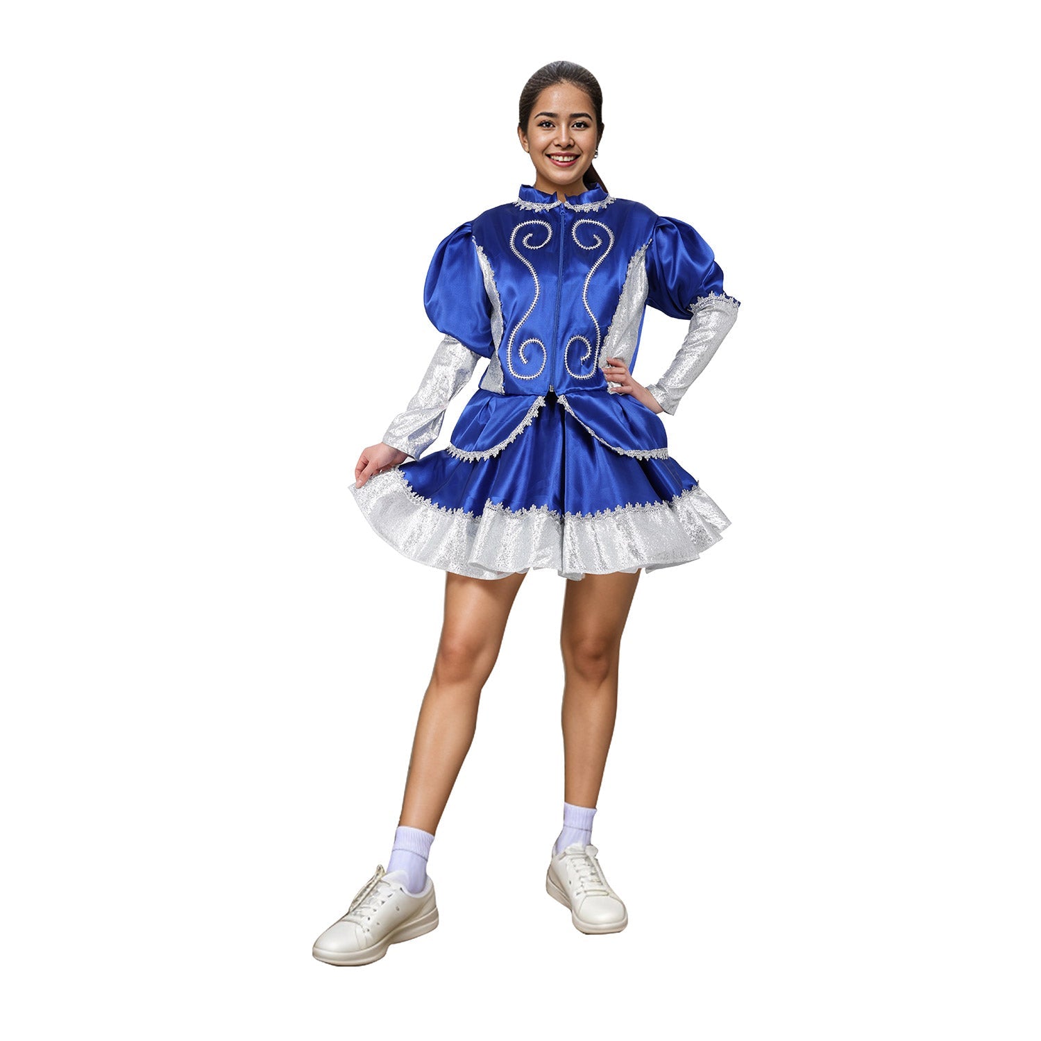 Traje Caporal Mujer Azul