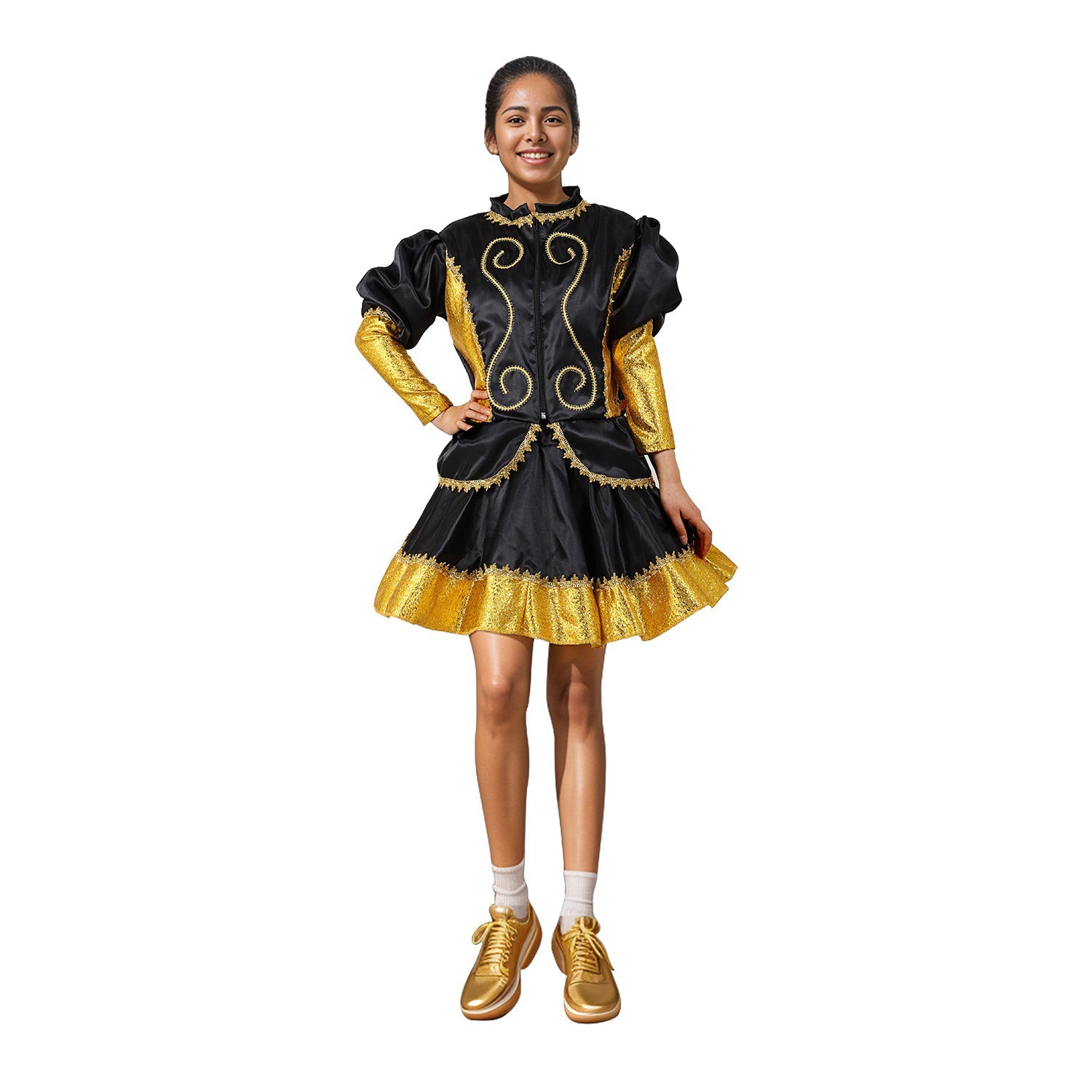 Traje Caporal Mujer Negro
