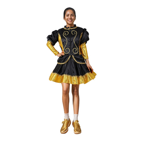 Traje Caporal Mujer Negro