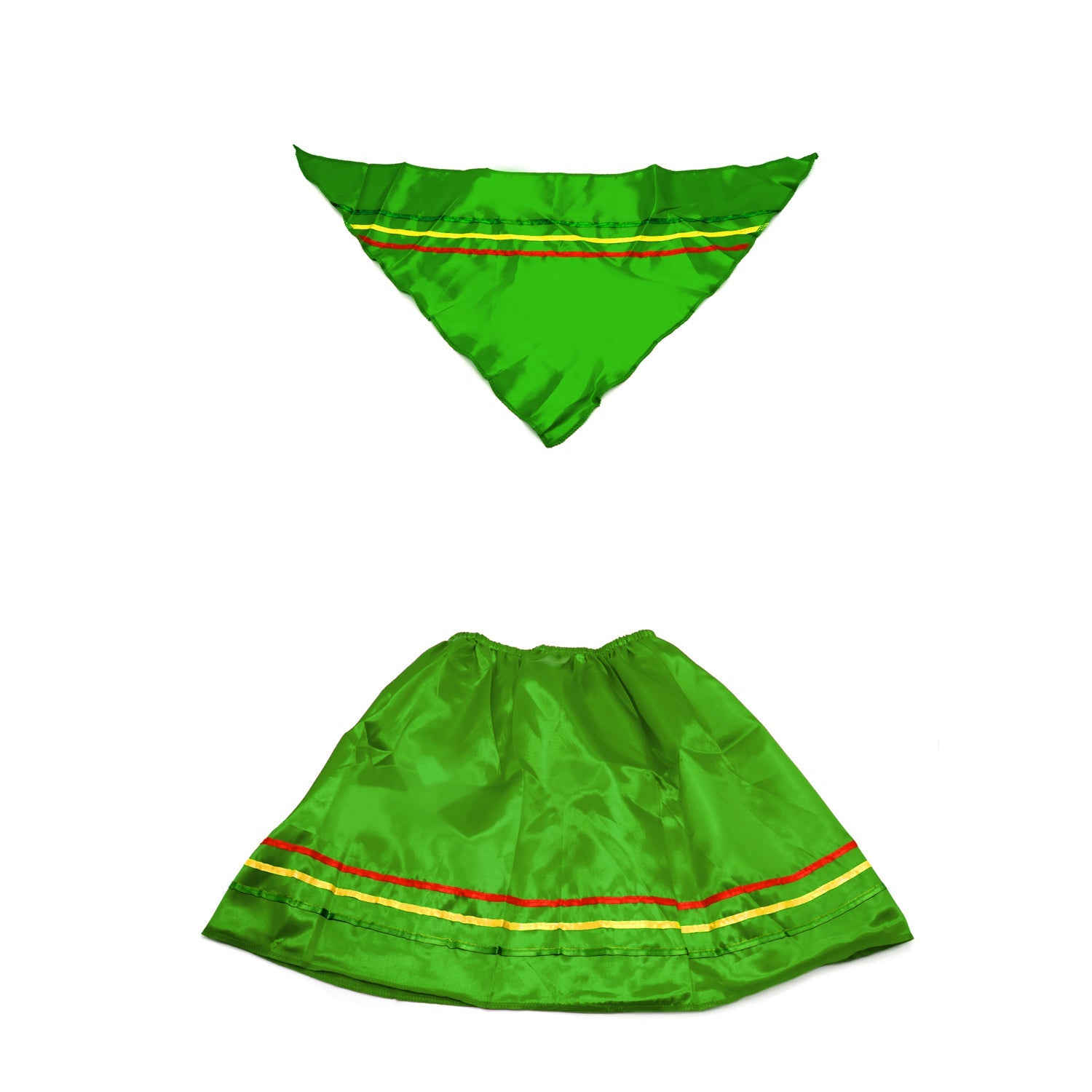Traje Nortino Mujer Verde