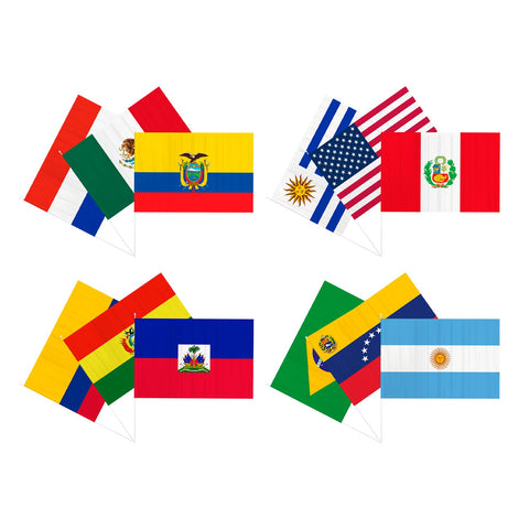 Bandera Paises Surtido 60X90 X1Uni