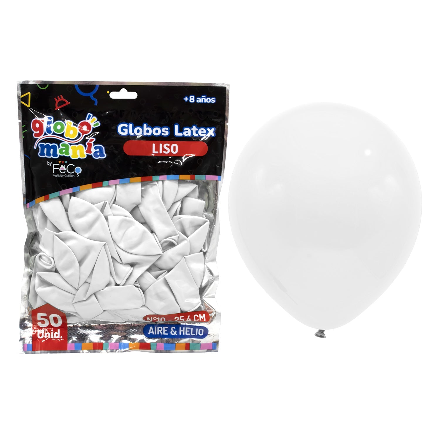 Globo 10 A Blanco X50Uni