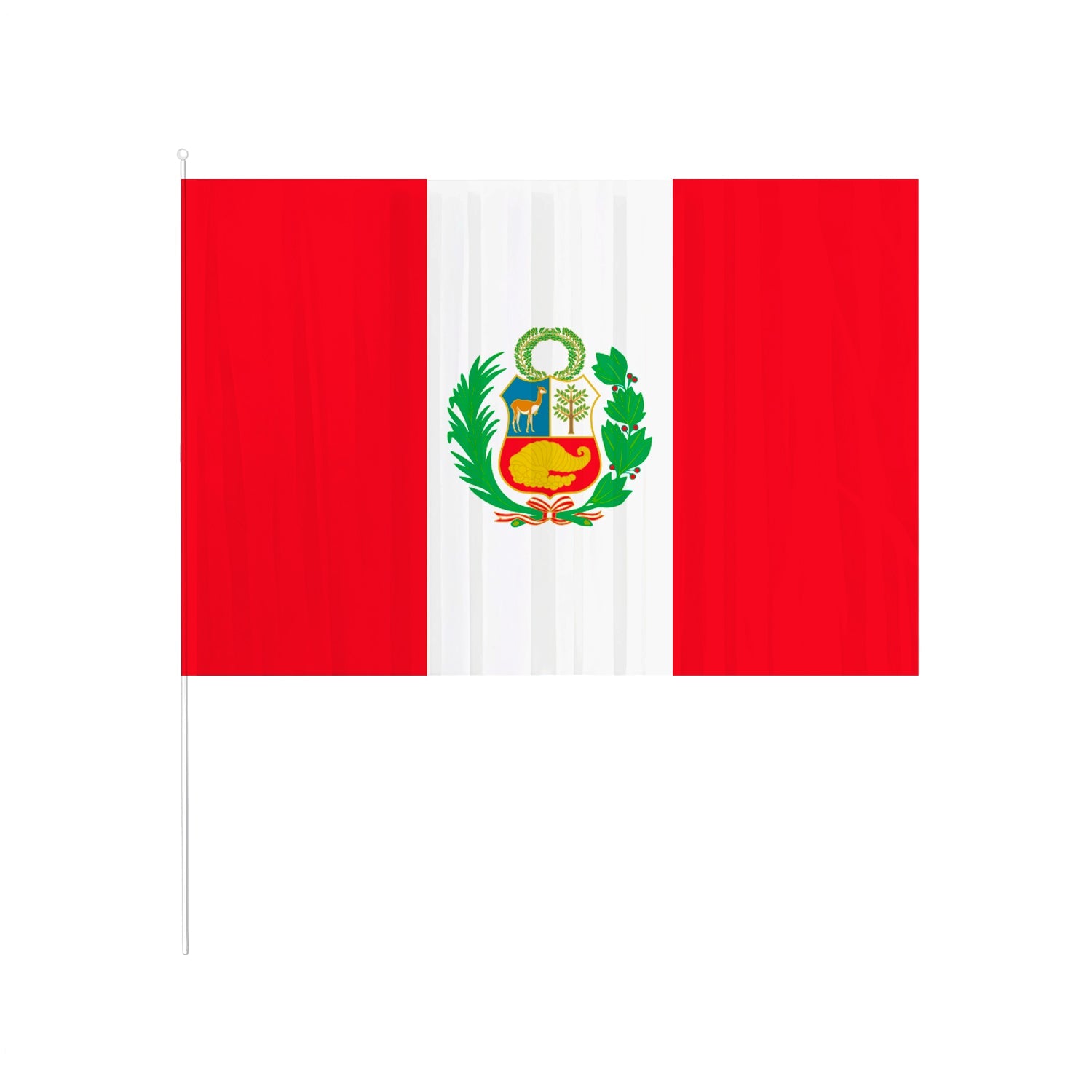 Bandera Peru 60X90 Palito X1Uni