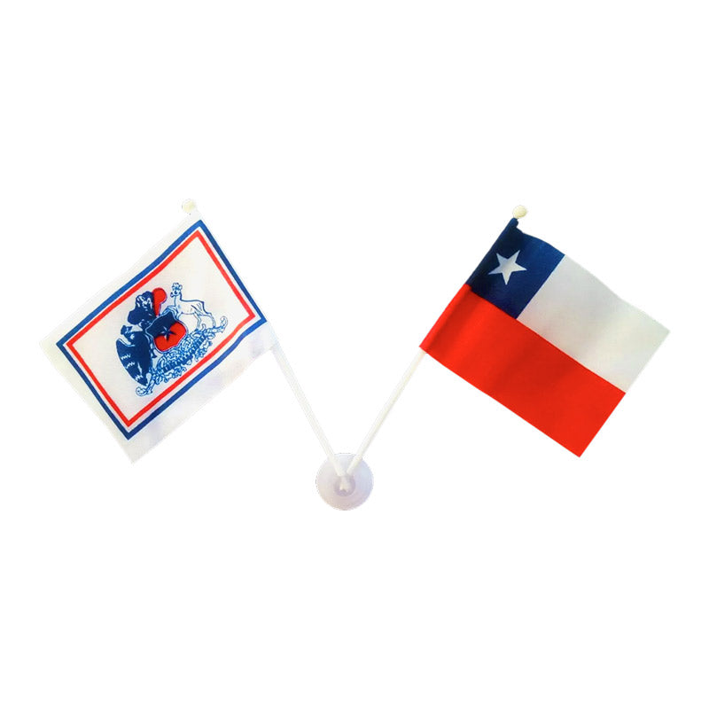 Chupete Bandera Chile/Escudo 6X9 X12Uni