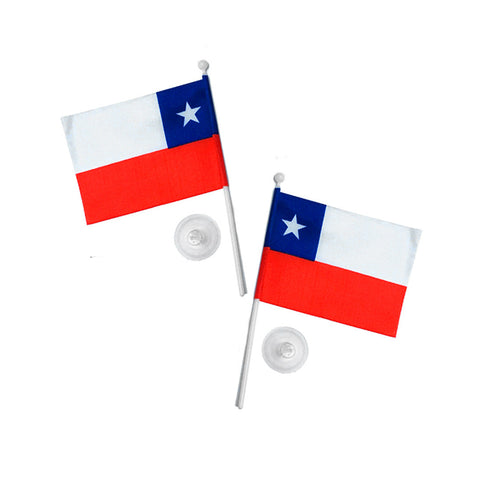 Chupete Bandera Chile 10X15 X12Uni