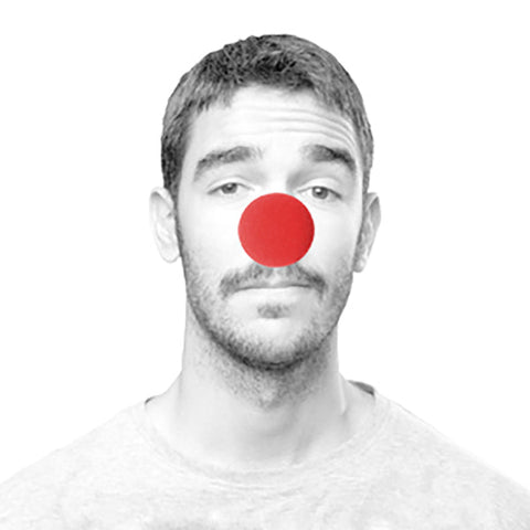 Nariz Payaso Esponja Roja X12Uni