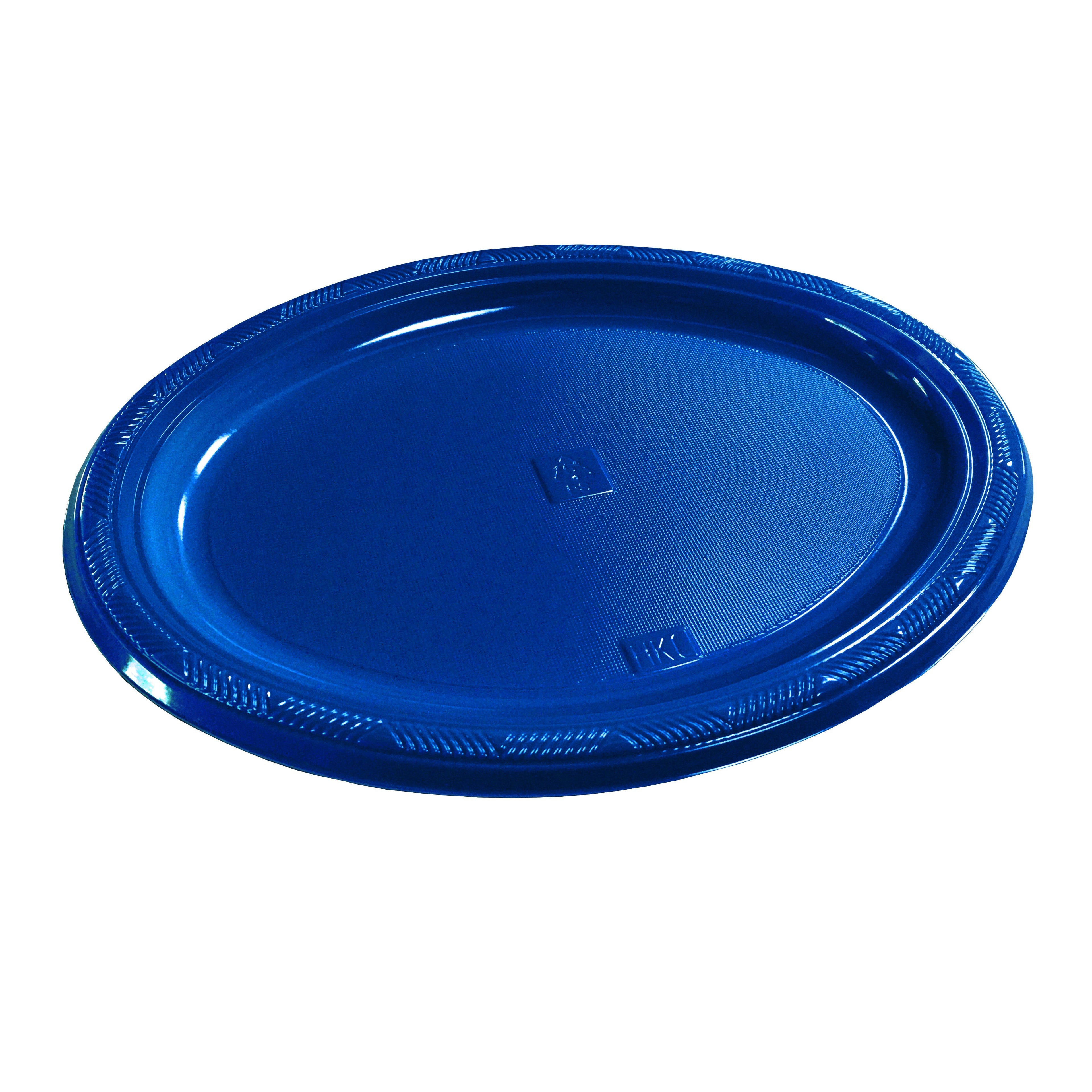 Bandeja Oval Grande Azul X3Uni