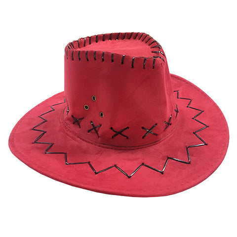 Sombrero Vaquero Niño Rojo X1Uni
