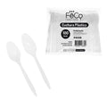 Cuchara Plastico Blanco X100Uni